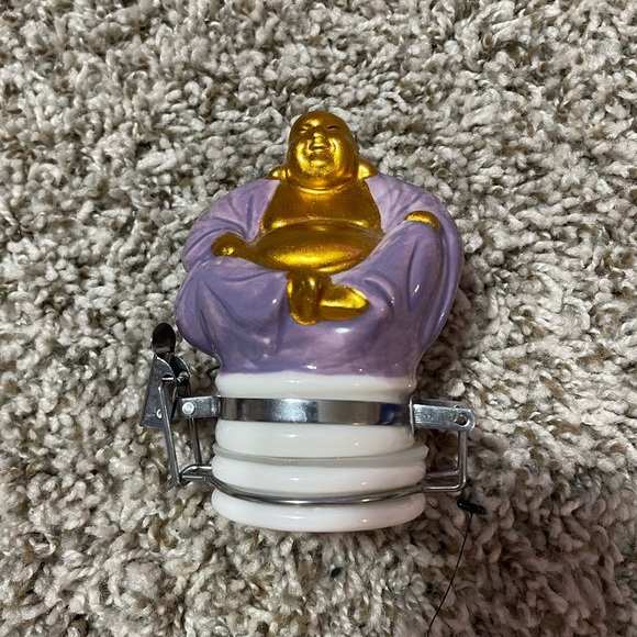 Glass Buddha jar - Picture 7 of 10